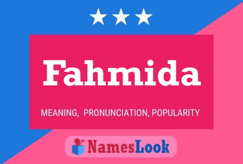 Fahmida Namensposter