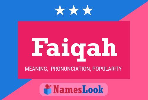 Faiqah Namensposter