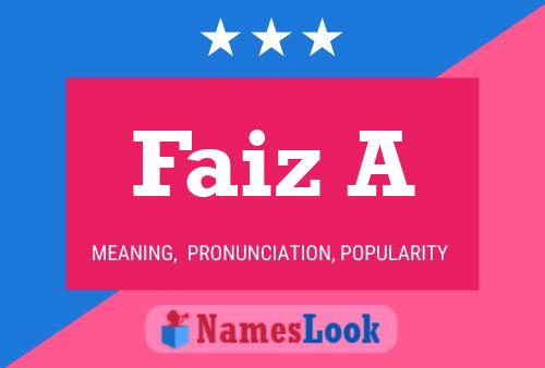 Faiz A Namensposter