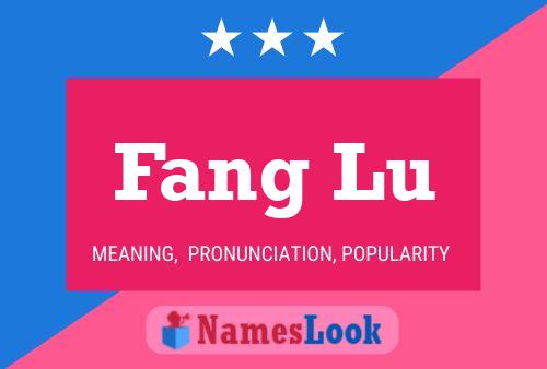 Fang Lu Namensposter