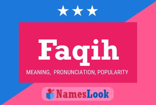 Faqih Namensposter