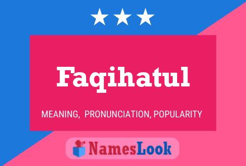 Faqihatul Namensposter