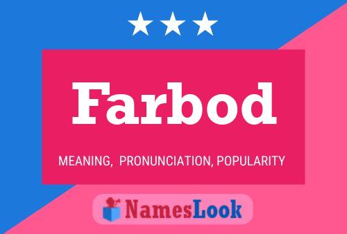 Farbod Namensposter