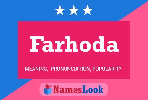 Farhoda Namensposter