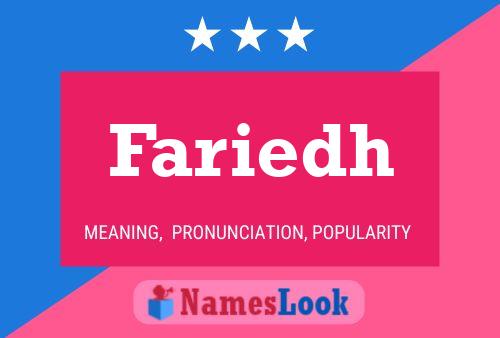 Fariedh Namensposter