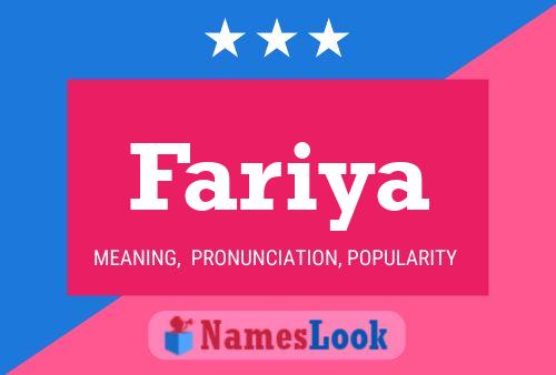 Fariya Namensposter