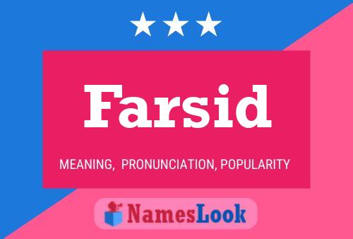 Farsid Namensposter