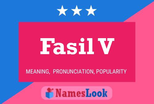 Fasil V Namensposter