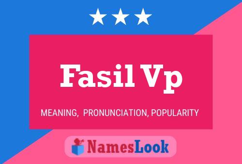 Fasil Vp Namensposter