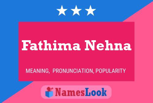 Fathima Nehna Namensposter