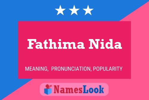 Fathima Nida Namensposter