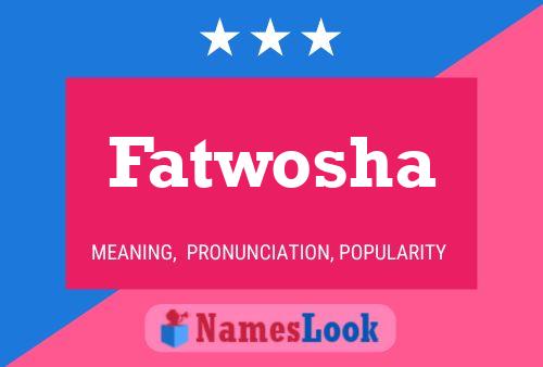 Fatwosha Namensposter