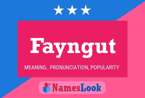 Fayngut Namensposter