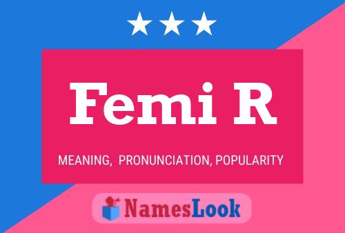 Femi R Namensposter