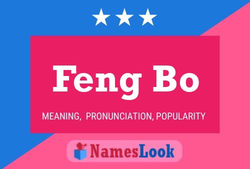 Feng Bo Namensposter