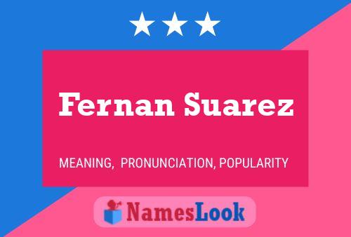 Fernan Suarez Namensposter