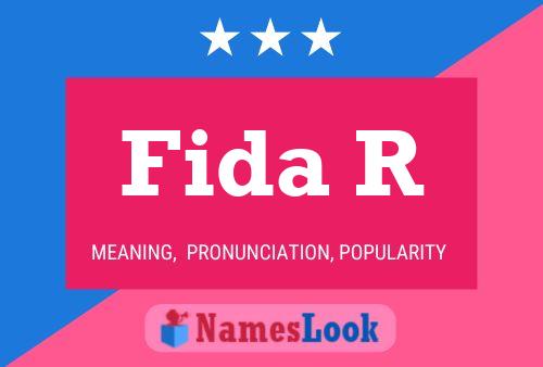 Fida R Namensposter