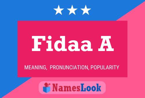 Fidaa A Namensposter