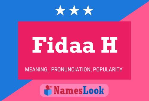 Fidaa H Namensposter