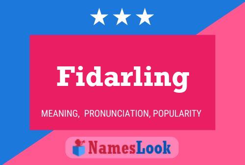 Fidarling Namensposter