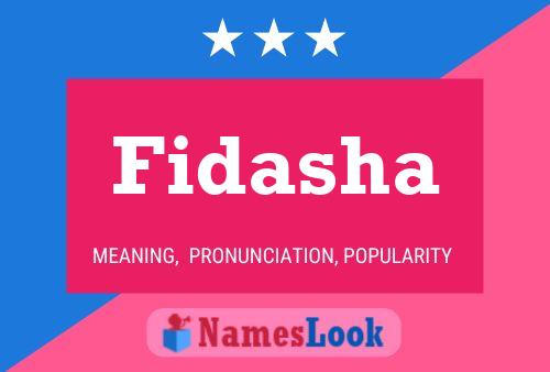 Fidasha Namensposter