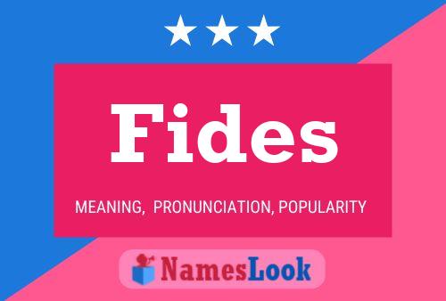 Fides Namensposter