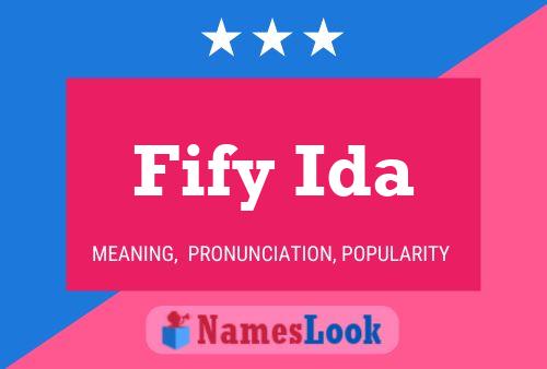 Fify Ida Namensposter