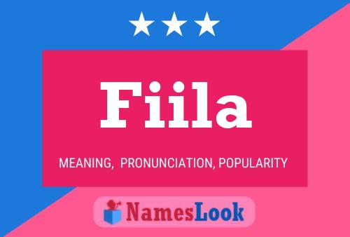 Fiila Namensposter