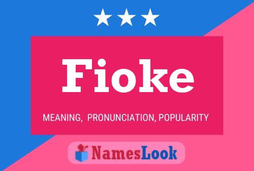 Fioke Namensposter