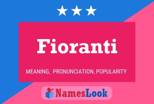 Fioranti Namensposter