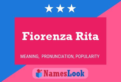 Fiorenza Rita Namensposter