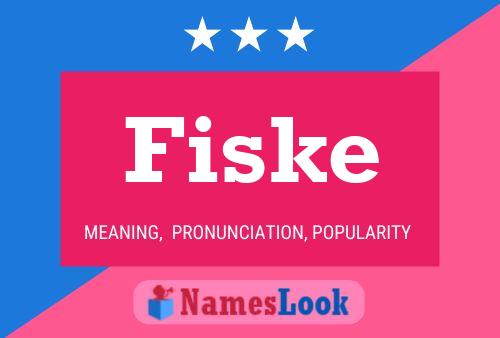 Fiske Namensposter