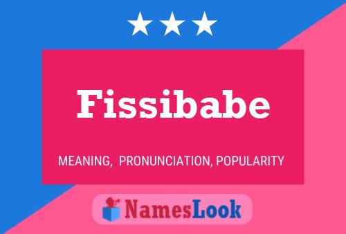 Fissibabe Namensposter