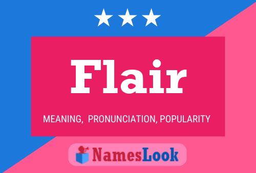 Flair Namensposter