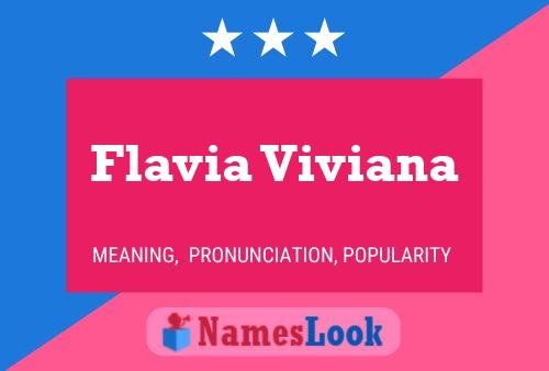 Flavia Viviana Namensposter