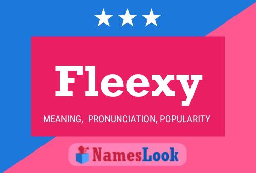 Fleexy Namensposter