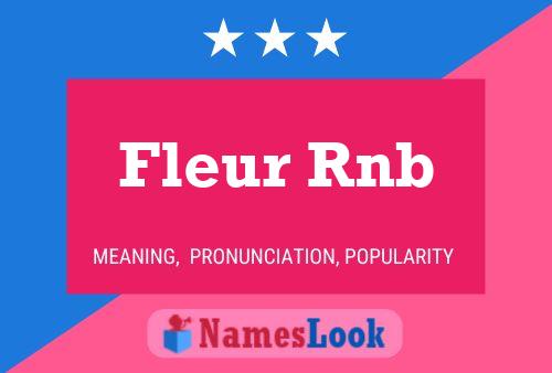 Fleur Rnb Namensposter