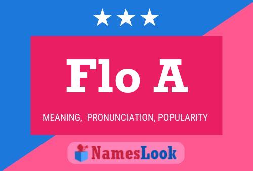 Flo A Namensposter