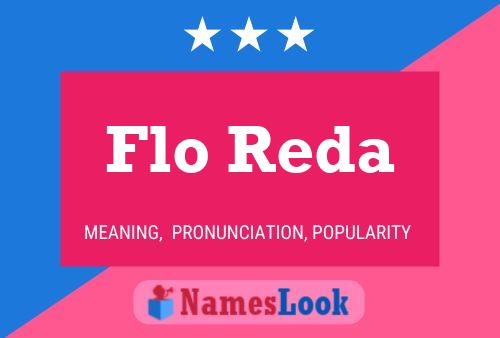 Flo Reda Namensposter