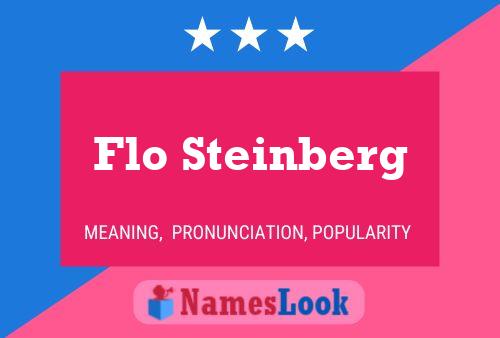 Flo Steinberg Namensposter