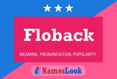 Floback Namensposter