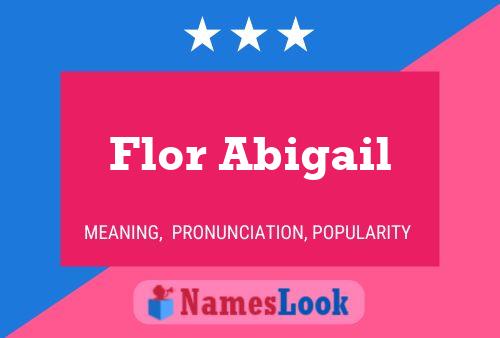 Flor Abigail Namensposter