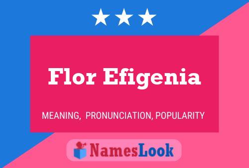 Flor Efigenia Namensposter