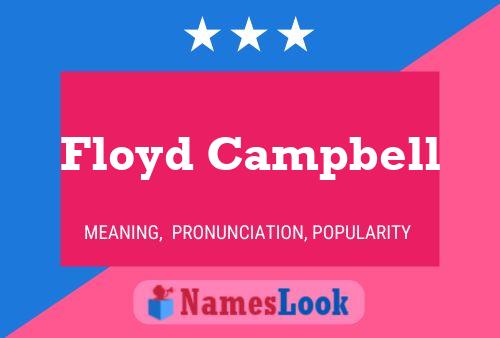 Floyd Campbell Namensposter