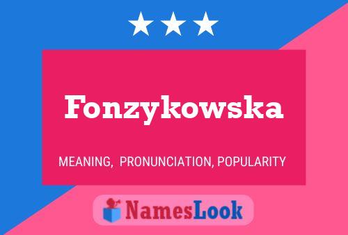 Fonzykowska Namensposter