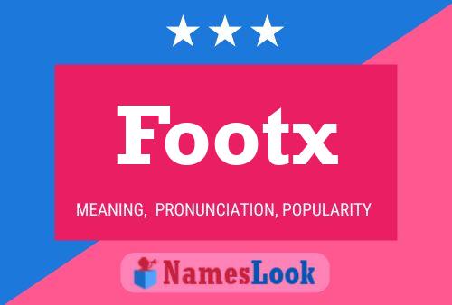 Footx Namensposter