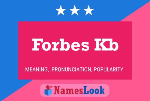 Forbes Kb Namensposter