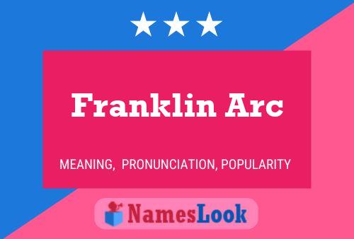 Franklin Arc Namensposter