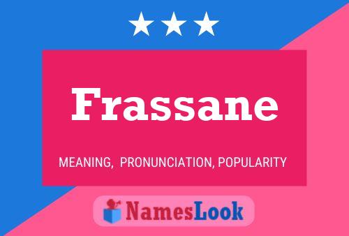 Frassane Namensposter