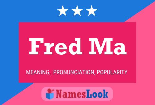 Fred Ma Namensposter